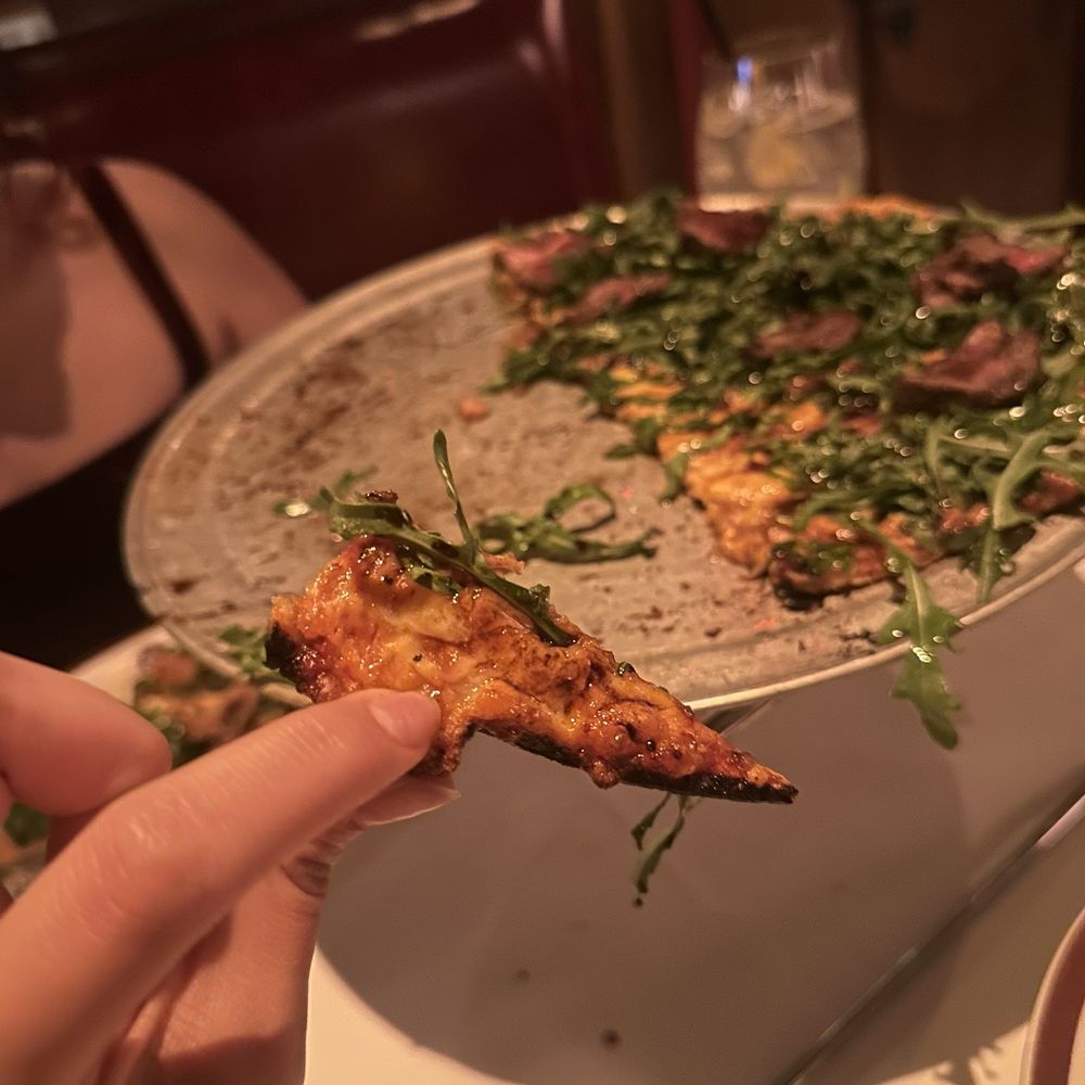 Drake's Hollywood - The pizza was sliced really unevenly... - Steakhouses Near Me - Houston, Texas Drake's Hollywood - The pizza was sliced really unevenly... - Steakhouses Near Me - Houston, Texas