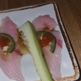 Yellowtail carpaccio