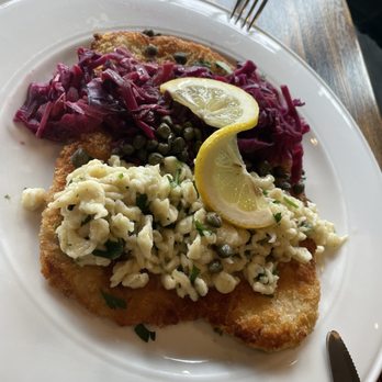 Chamard Bistro - Pork Schnitzel - French Near Me - Clinton, Connecticut