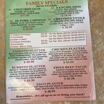 Burritos Lalo - Menu page 2 - Seafood Near Me - Buellton, California Burritos Lalo - Menu page 2 - Seafood Near Me - Buellton, California