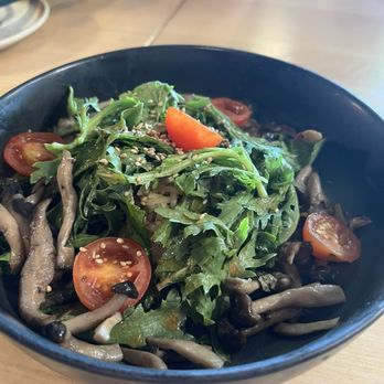 Jun Bistro - Mushrooms and daisy leaf salad - Chinese Near Me - Milpitas, California Jun Bistro - Mushrooms and daisy leaf salad - Chinese Near Me - Milpitas, California