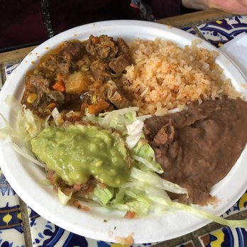 La Luz Del Dia - #5 combination plate - peccadillo, rime beans, guacamole, salad. - Mexican Near Me - Los Angeles, California La Luz Del Dia - #5 combination plate - peccadillo, rime beans, guacamole, salad. - Mexican Near Me - Los Angeles, California
