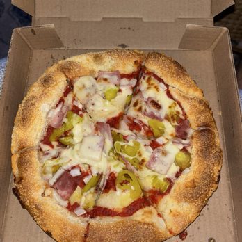 Barfly's - Ham & Cheese Pizza Pie - Pizza Near Me - Baltimore, Maryland