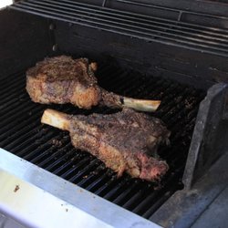 Fred Meyer - Tomahawks on the grill