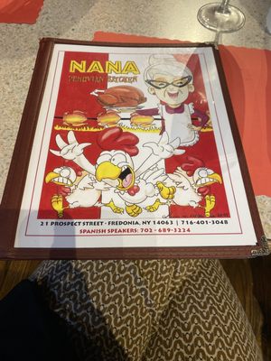 Menu photo 3 The Nana Peruvian Kitchen Fredonia, NY