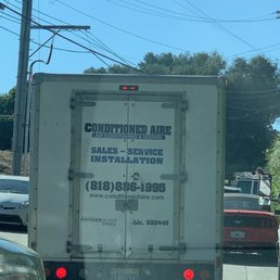 Saw their trucks while driving