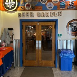 Plan B Taphouse - Entrance to the beer garden outside.