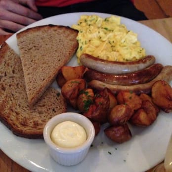 Cafe Katja - So much sausage - such a great brunch! - German Near Me - New York, New York