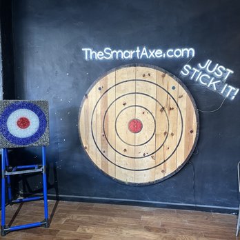 The Smart Axe - Right near the front entrance - Axe Throwing Near Me - Folsom, California