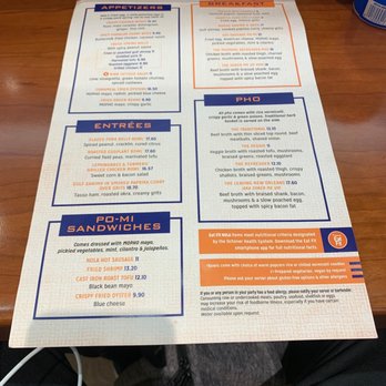 MoPho - Menu - Vietnamese Near Me - Kenner, Louisiana