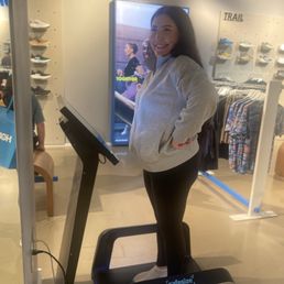 HOKA "SafeSize" foot scanner, this device analyzes your foot shape and size to help find the most accurate and comfortable shoe fit. HOKA "SafeSize" foot scanner, this device analyzes your foot shape and size to help find the most accurate and comfortable shoe fit.