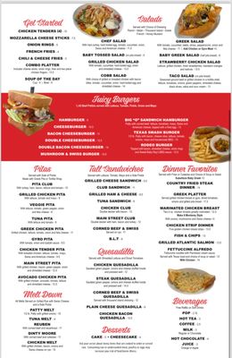 Menu photo 2 Main Street Grill New Haven, MI