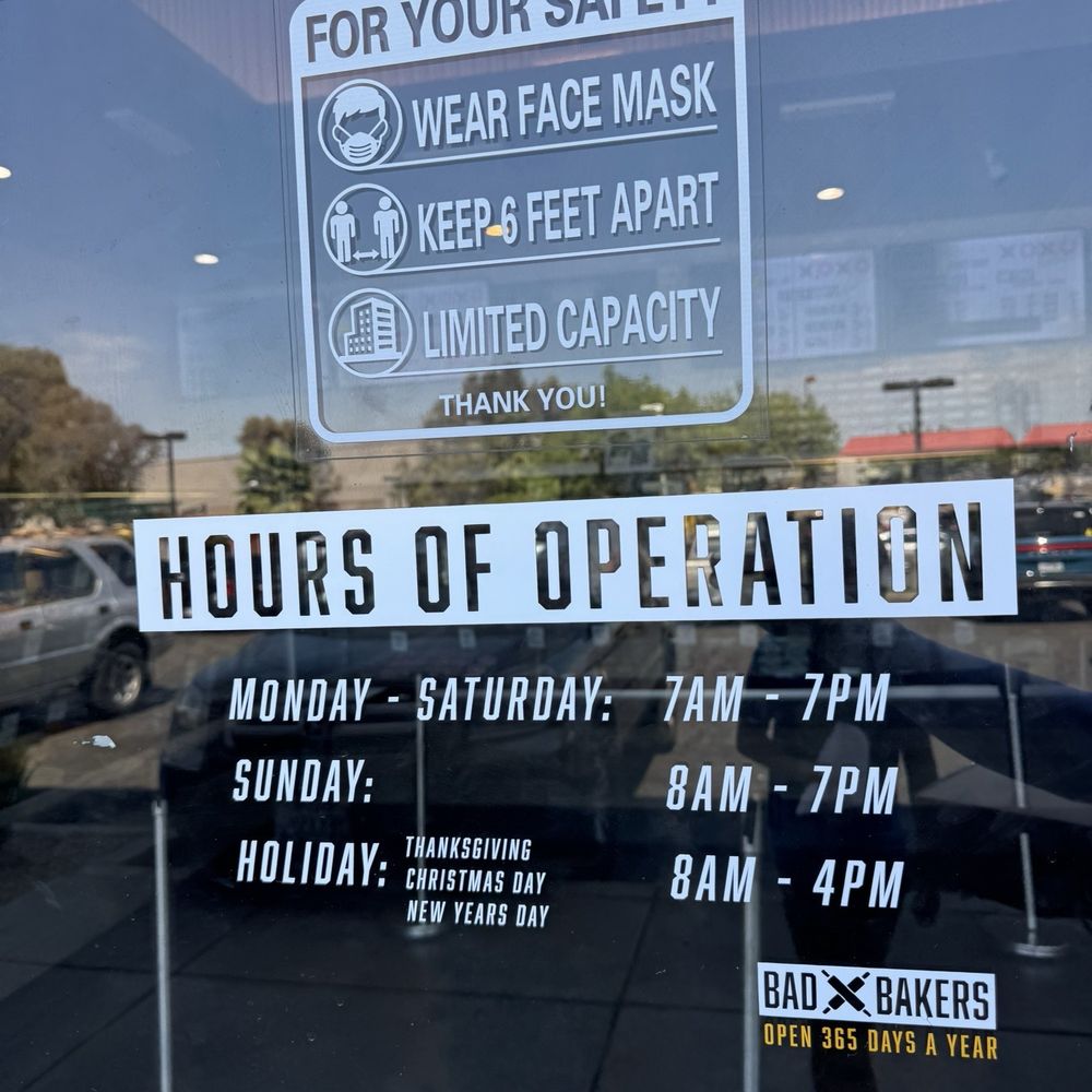 BAD Bakers - Expo - Hours of operation 8/3/24 - Donuts Near Me - Sacramento, California BAD Bakers - Expo - Hours of operation 8/3/24 - Donuts Near Me - Sacramento, California
