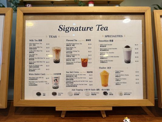 Menu photo 2 Oh Bear Café & Teahouse Seattle, WA