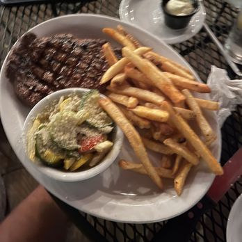 Jonah's Fish & Grits - Steak, French fries, and a vegetable medley. - Seafood Near Me - Thomasville, Georgia Jonah's Fish & Grits - Steak, French fries, and a vegetable medley. - Seafood Near Me - Thomasville, Georgia