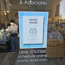 Iconic Eyes Optometry - 1-14-25. Business Hours & how to schedule