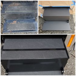 Amazing Creations RV - Resurfaced stairs