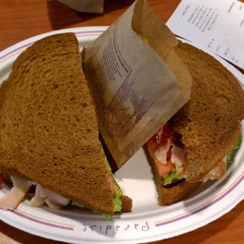 Paradise Bakery and Cafe - Turkey and cranberry -- comes with a free choco-chip cookie - Delis Near Me - Denver, Colorado Paradise Bakery and Cafe - Turkey and cranberry -- comes with a free choco-chip cookie - Delis Near Me - Denver, Colorado