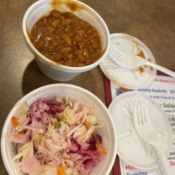 Carl's Ice Cream Factory - Beans & cole slaw