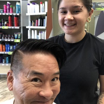 Great Clips - Remind me I like Isabel!  1-2 fade, disconnect and blend until hair grows out. Do not cut cowlick. Hard part cut. July 2019. - Hair Salons Near Me - North Augusta, South Carolina