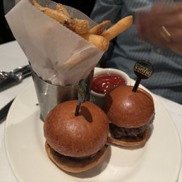 Mini Tenderloin Sliders with Parmesan Truffle Fries (3) Mini Tenderloin Sliders with Parmesan Truffle Fries (3)