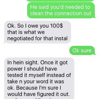 Your Hired Man - Charles offered a refund for poor quality work, but never came through. - Handyman Near Me