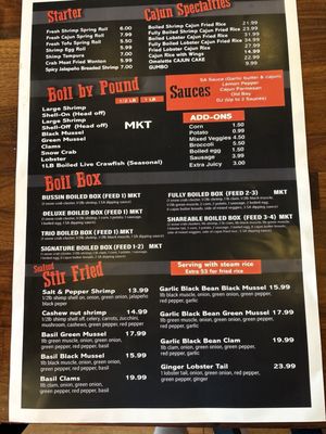 Menu photo 1 SA Seafood San Antonio, TX
