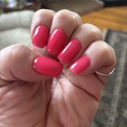 These are my nails done by Judy, they help you find the perfect color