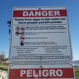 not even safe to fish or have any contact with the water...