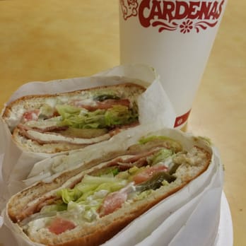 Cardenas Markets - Hawaiian torta and a medium drink - Mexican Near Me - Pomona, California