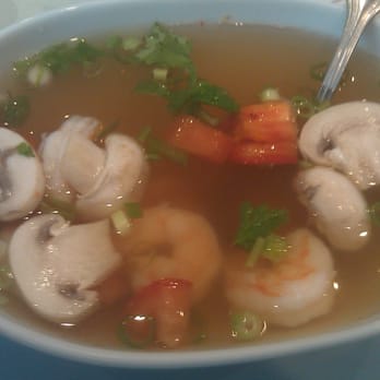 Siam Bistro - Shrimp Tom Yum Soup - Thai Near Me - Miami, Florida