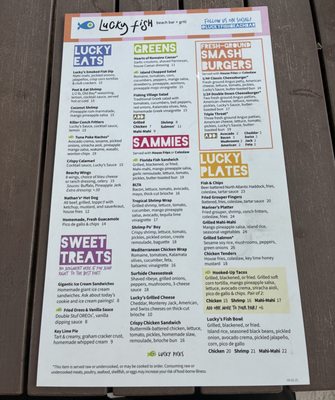 Menu photo 3 Lucky Fish Beach Bar & Grill Pompano Beach, FL