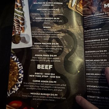 Medusa Bar & Grill - Menu - Seafood Near Me - Springdale, Arkansas