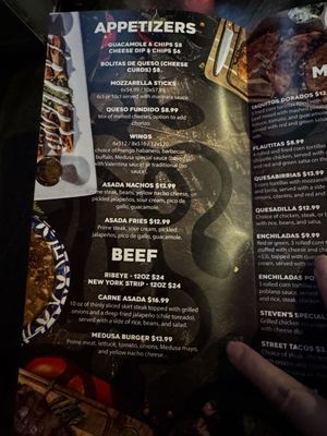 Menu photo 1 Medusa Bar & Grill Springdale, AR