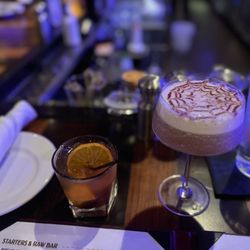 501 prime - Old Fashioned and French Martini at The Bourbon Bar