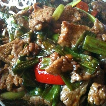 Mon Jin Lau - Mongolian Beef (Close Up) - Asian Fusion Near Me - Troy, Michigan