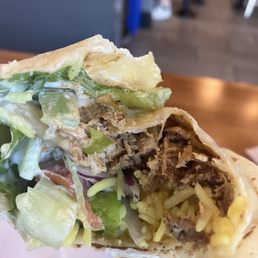 Carved Chicken Wrap