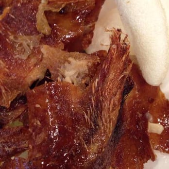 Li Wah - Pecking duck ($36) with lots of long hair - Dim Sum Near Me - Cleveland, Ohio