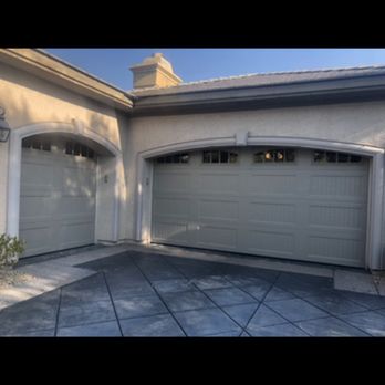 1st Call Garage Doors - 16x8, 8x8 carriage house sandstone - Garage Door Services Near Me - Las Vegas, Nevada 1st Call Garage Doors - 16x8, 8x8 carriage house sandstone - Garage Door Services Near Me - Las Vegas, Nevada