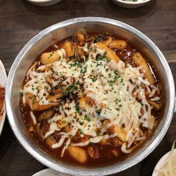 Five Senses - Seafood Cheese Ddukboki. - Korean Near Me - New York, New York Five Senses - Seafood Cheese Ddukboki. - Korean Near Me - New York, New York
