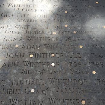 Granary Burying Ground - John Winthrop family crypt - Funeral Services & Cemeteries Near Me - Boston, Massachusetts Granary Burying Ground - John Winthrop family crypt - Funeral Services & Cemeteries Near Me - Boston, Massachusetts