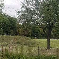 Plantation Golf Club - Golfers are constantly peeing at the 11th tee. Even here two golfers are peeing (one just finished, so 3) at the same time.