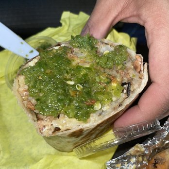 Curbgrill - Famous breakfast burrito w green sauce - Breakfast & Brunch Near Me - Montrose , California