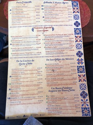 Menu photo 4 Fonda Cholula Tequila, JAL Menu photo 4 Fonda Cholula Tequila, JAL