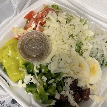 Conti’s Pizzeria & Pit - House salad - Pizza Near Me - Pittsburgh, Pennsylvania