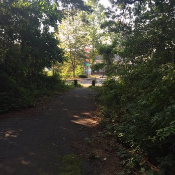 Cross Island Trail - Between mile 3.5 and 4 there is a path to the Exxon station in case you need water, drinks or snacks. - Hiking Near Me Cross Island Trail - Between mile 3.5 and 4 there is a path to the Exxon station in case you need water, drinks or snacks. - Hiking Near Me