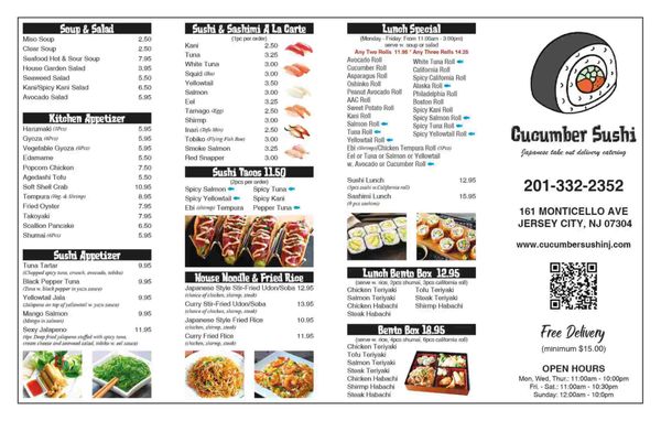 Cucumber Sushi by null