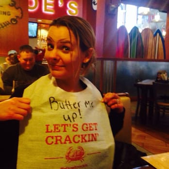 Joe's Crab Shack - Me in my bib. - Seafood Near Me - Sevierville, Tennessee