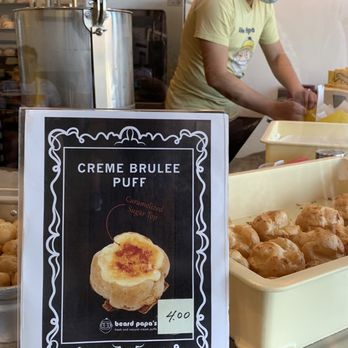 Beard Papa's Cream Puffs - Special cream puff must eat now not later - Desserts Near Me - Monterey Park, California