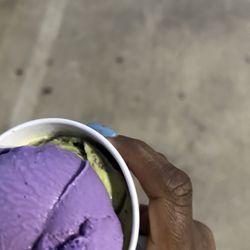 Sugar Crush Boba & Ice Cream - Ube +matcha Oreo
